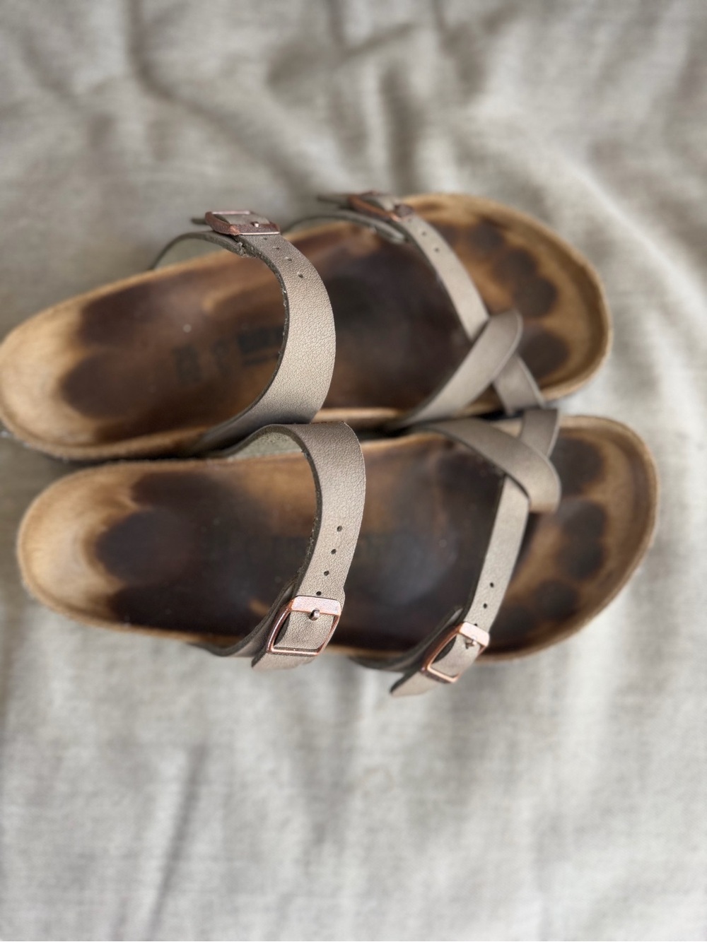 Birkenstock Women’s Suede Taupe Sandals